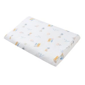 Nest Designs Baby Foam Pillow With Pillowcase Bamboo Jersey - Pastel Waves S 45x30cm