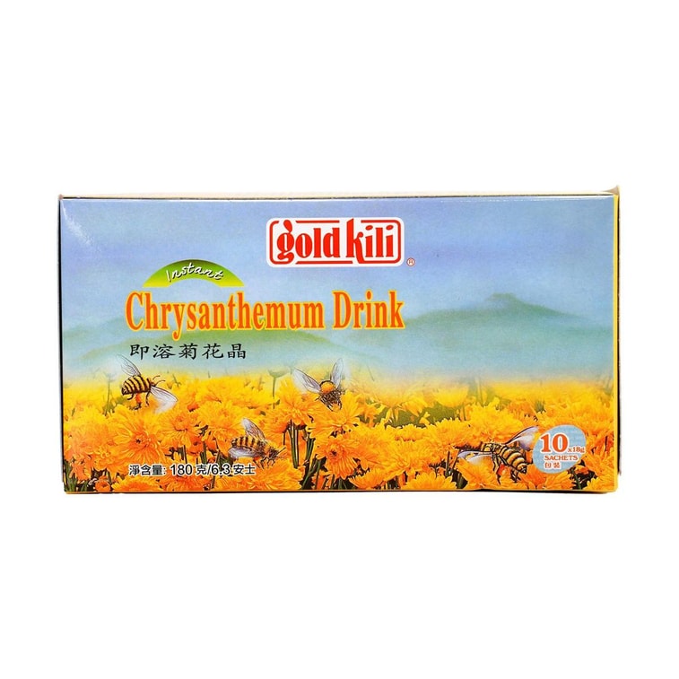 新加坡GOLD KILI 金麒麟 蜂蜜菊花晶即溶飲品 10包入 180g 5