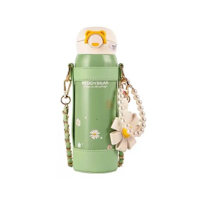 BEDDYBEAR Portable Water Bottle with Carrier Bag and Bead Strap  470ml