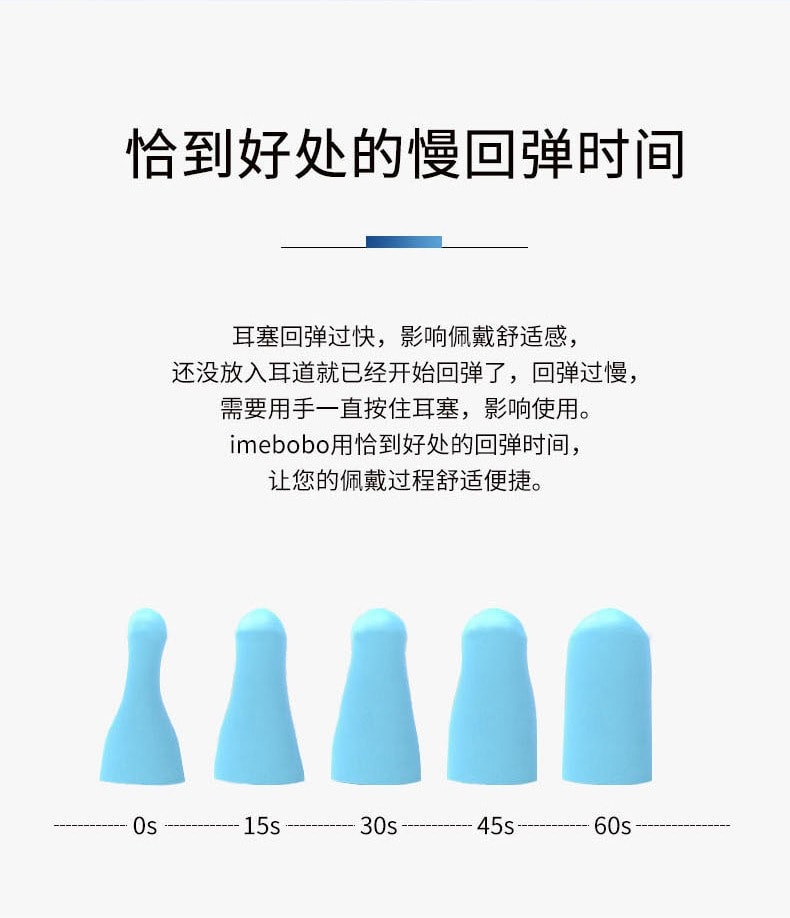 iMeBoBo 防噪音睡眠耳塞专用硅胶降噪防呼噜声超级隔音10枚