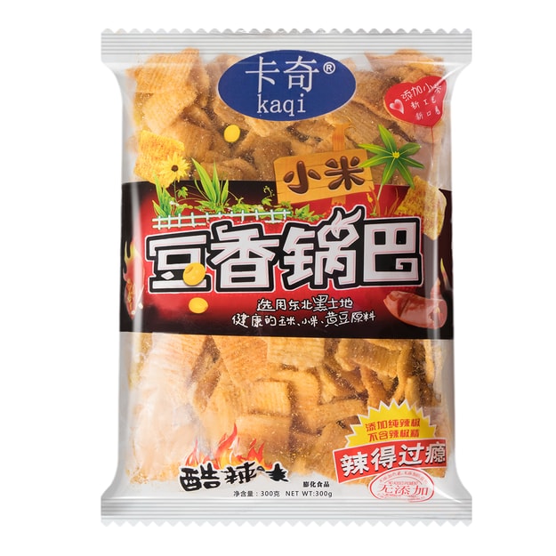 商品详情 - 卡奇 小米豆香锅巴 酷辣味 280g - image  0