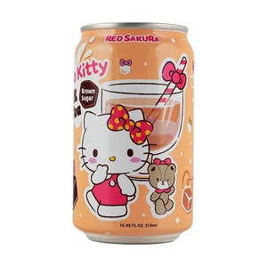 SANRIO HELLO KITTY Brown Sugar Milk Tea  10.48 fl oz 