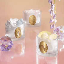 꽃신의 꿈 컬렉션, 세자매 크리스탈 아로마 컵 선물 세트, 아로마테라피 장식 3ml*3 + 크리스털