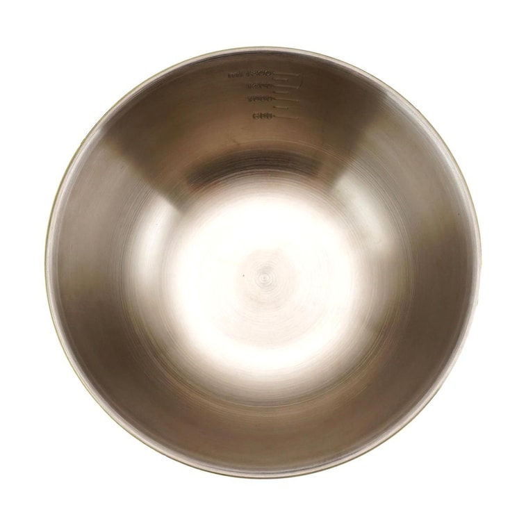 川岛屋 不锈钢沙拉碗 和面揉面打蛋碗 家用凉拌菜料理盆 水果色拉大碗 柠檬黄 22cm 5