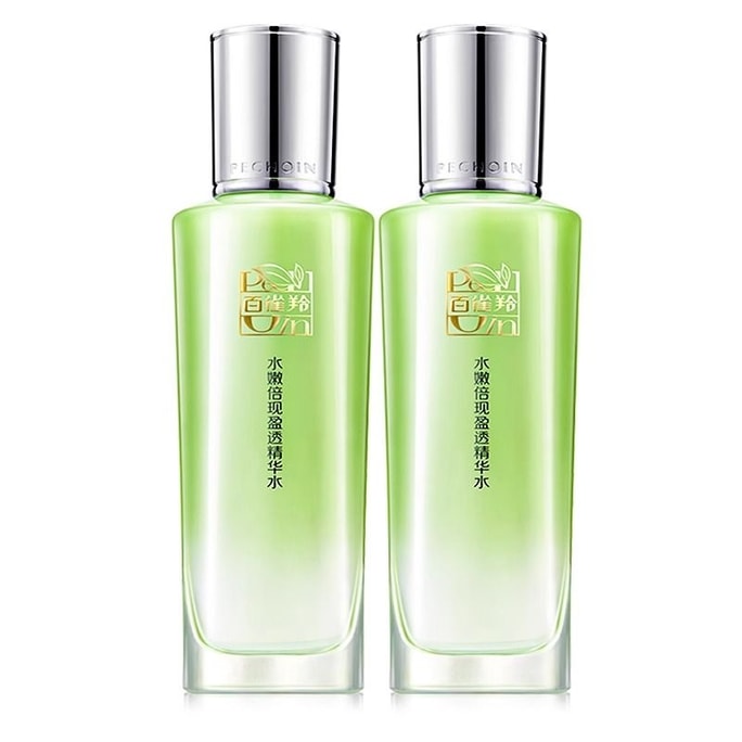 【中國直郵】 PECHOIN 水嫩倍現高保濕水乳套裝 修護補水舒潤透亮舒緩護膚品套裝 水100ml+乳100ml