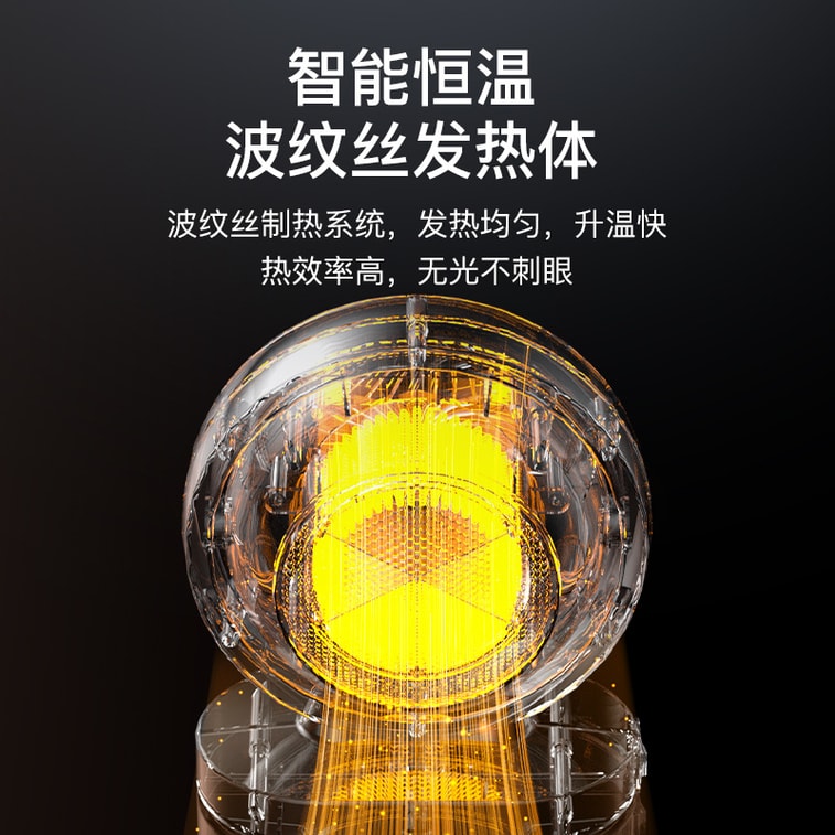 家用暖风机桌面取暖迷你便携式办公室速热取暖-圆款 1 把 6