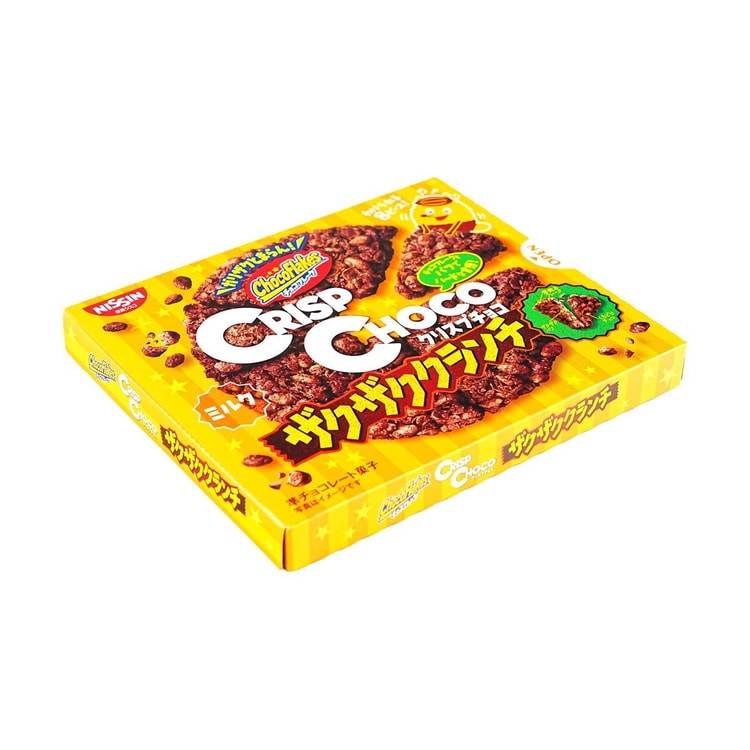 NISSIN Crisp Choco Zakuzaku Crunch,Milk Chocolate Corn Flakes