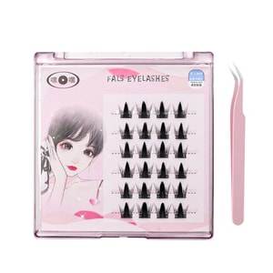 Glue-free Segmented False Eyelashes #Naughtyelflashes With Free Tweezers
