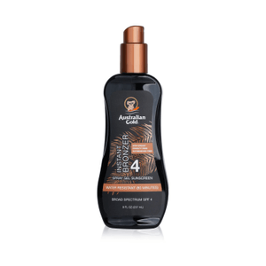 Australian Gold Spray Gel Sunscreen SPF 4 with Instant Bronzer 237ml/8oz
