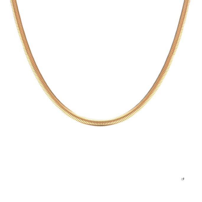 Herringbone Snake Necklace / Choker Long Version
