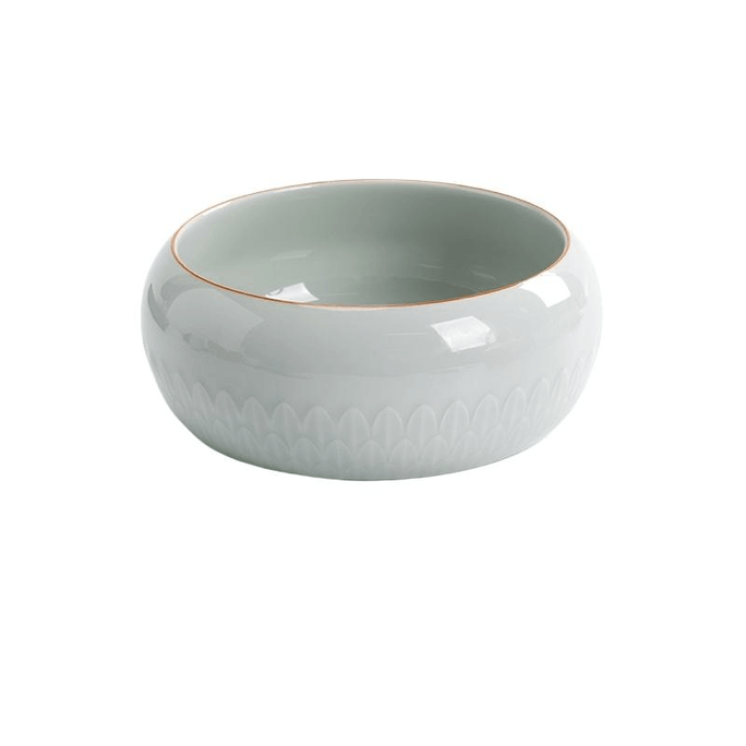 【中国直邮】 南山先生 莲瓣茶洗家用陶瓷茶道功夫茶具 6.6*17cm