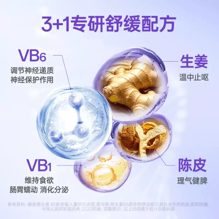 【中国直邮】 孕味食足 孕妇可吃的酸酸片 维生素B6含片 20g装 5