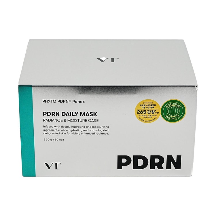 VT PDRN Daily Mask, Radiance & Moisture Care, 30ea - Hydrating