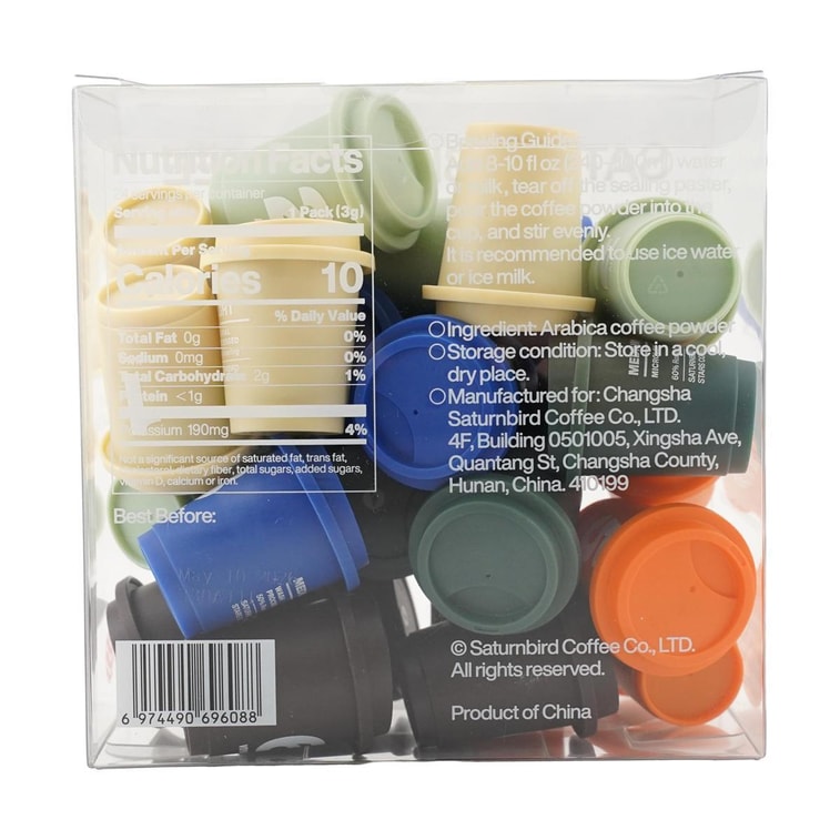 三顿半 1-6号超即溶精品咖啡粉 冷萃冷泡拿铁纯黑咖啡 24颗装 72g 【神仙咖啡一定要买】 10