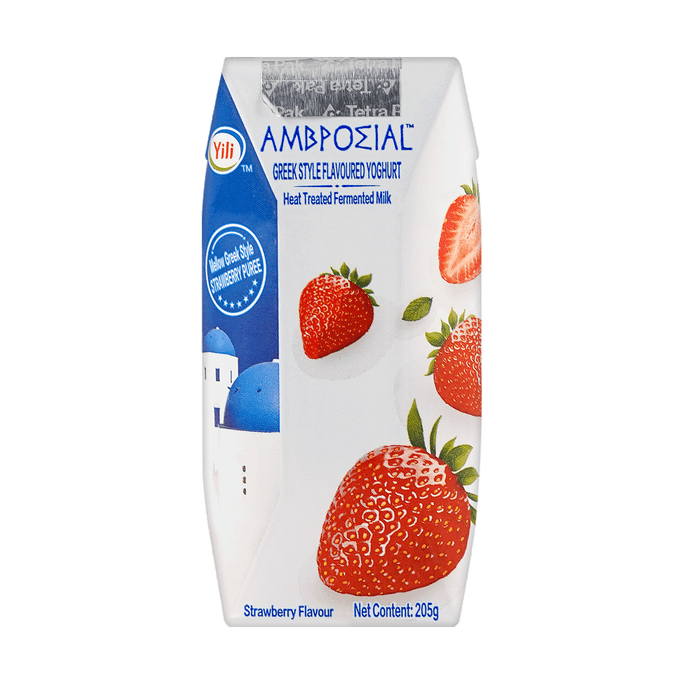 安慕希 希腊风味酸奶 草莓味 205g