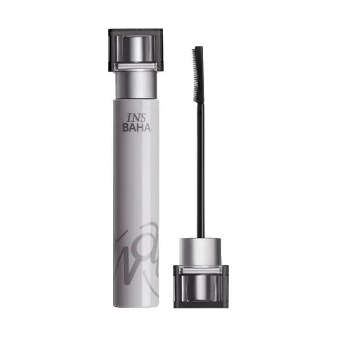 INSBAHA Lengthening Wave Mascara #01 New Nocturne 0.21 oz Panthenol Lash Care【Long Curled Clump-Free Lashes】