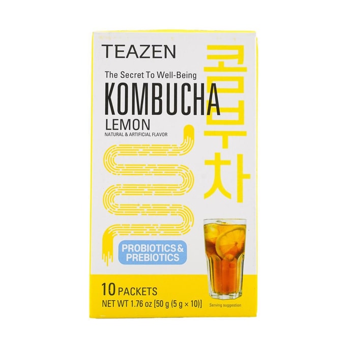 コンブチャレモン味10袋入1箱