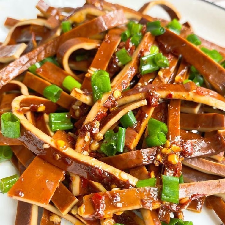 Sichuan Specialty Beef-Peeled Dried Tofu BBQ Skewers, Marinated Tofu 250g, Five-Spice Marinated Flavor, Suitable For Cold Dishes, Stir-Fry, Hot Pot, And BBQ Ingredients 9