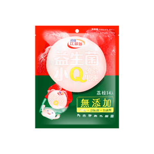 台湾比菲多 益生菌小Q蒟蒻果冻 荔枝味 14枚装 280g