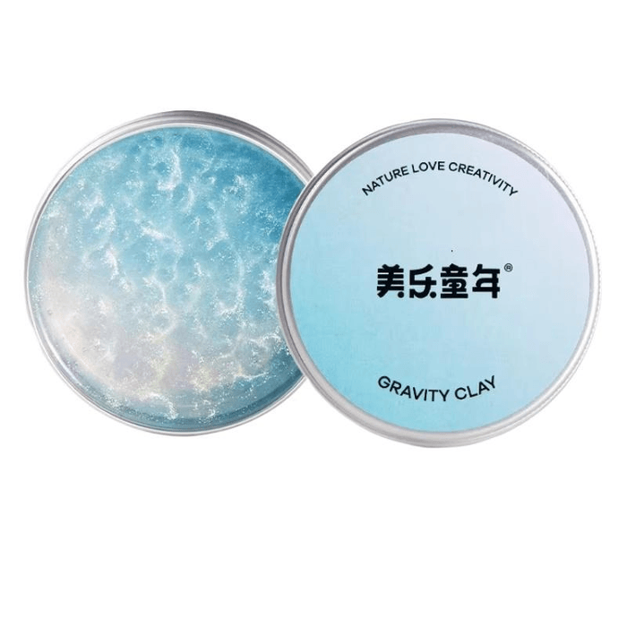 Crystal Mud Foaming Glue Sea Slime Children's Non-Newtonian Fluid Sea Blue Mystery 40g * 1 Box