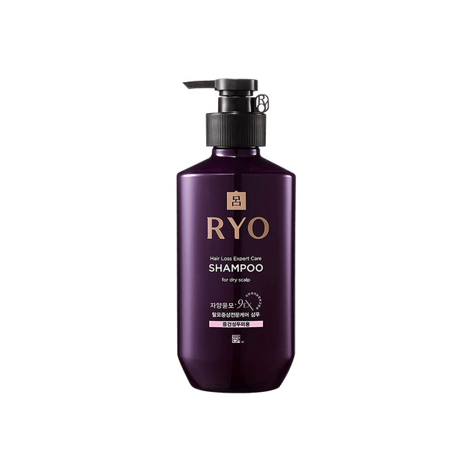 韓國RYO呂 紫色滋養韌發密集滋養洗髮精 紫呂 400ml 適合乾性髮質 新舊版本隨機發送
