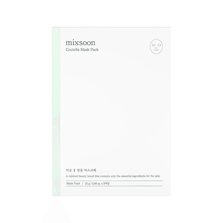  韓國 Mixsoon 積雪草面膜套裝 5片裝 9