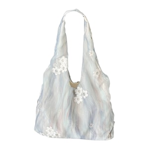 New Chinese Style Embroidered Artistic Small Fresh Fairy Canvas Bag Mixed Colors