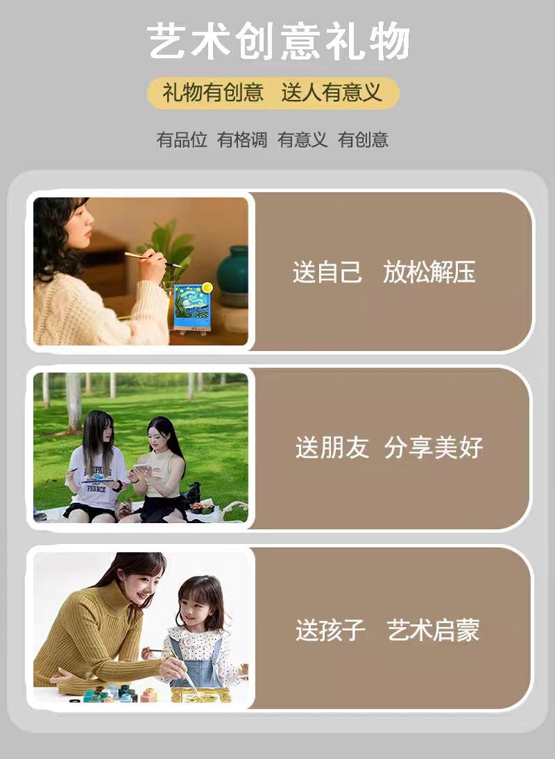 【中国直邮】  宋朝 玩作系列香氛 3D彩绘石膏香薰套装 向日葵 虚怀若谷香型1套