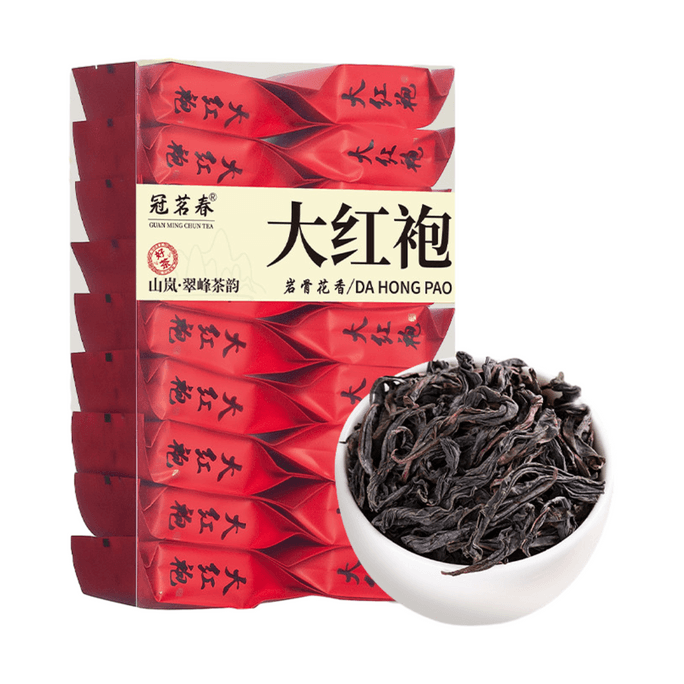 Wuyi Rock Tea Dahongpao Authentic Oolong Tea Strong Aroma Black Tea Independent Small Packet Tea Gift Box 1 Box