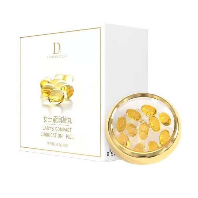 獨愛 女士緊潤凝丸10粒/盒 私處緊潤陰道乾澀補水收縮粉嫩保養護理凝膠丸