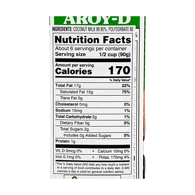Coconut Milk 16.9 fl oz【For Milk Tea Drinks/Thai Cooking/Sago Dessert】 4