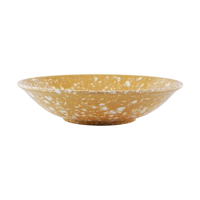 韩国POLAATHOME RETRO MARBLE 大理石系列浅口碗 ins创意泼墨密胺餐具 咖啡牛奶 21.6*5cm