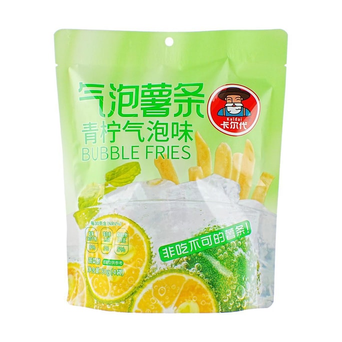 卡爾代 鮮炸薯條 青檸氣泡味 4包入 80g