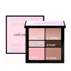 【韩国直邮】 韩国 JUNG SAEM MOOL郑瑄茉 郑瑄茉眼影盘正品腮红大地色哑光珠光修容一体综合盘 14.5g #红棕色