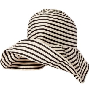 Striped fisherman's hat with a long brim1 pc