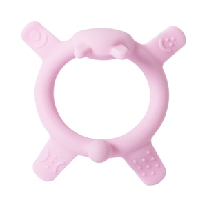Rabbit Silicone Teether for sipping (Pink / Rabbit) 3months+
