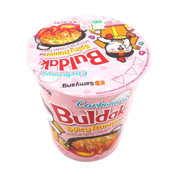 韩国SAMYANG三养 BULDAK 粉色火鸡面拌面 辣鸡肉拉面 奶油芝士味 杯装 80g 11