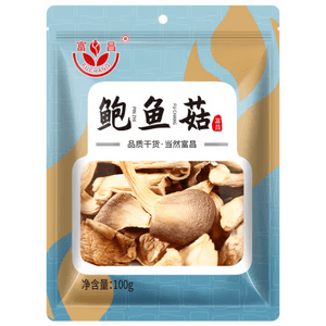 【中国直邮】 富昌 珍品 鲍鱼菇平菇干 菌菇干货 炒菜煲汤火锅食材  100g