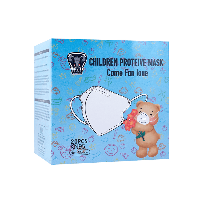 Children Protective Mask KN95 5-12yrs 20pcs/pack