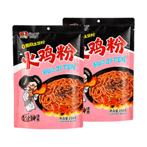 【中国直邮】 宛禾 火鸡粉土豆粉 259g×2袋【香辣火鸡味】【Q弹爽滑】【方便速食】