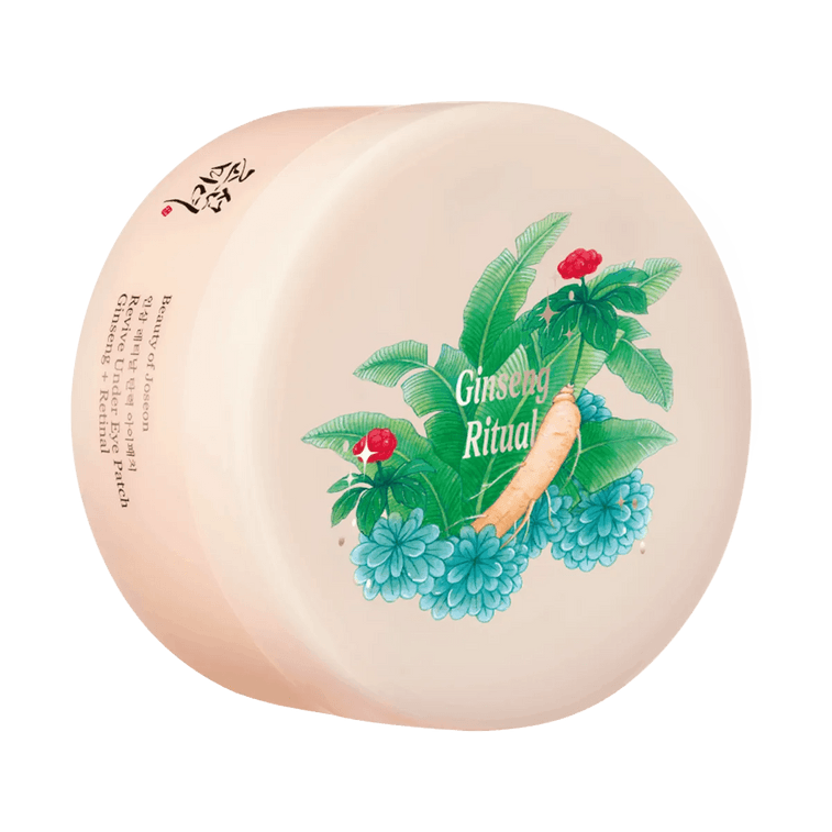 인삼 홀리데이 스킨케어 세트 한정판 선물 세트: 아이패치 60개 + 아이세럼 30ml + 에센스워터 150ml + 거울 8