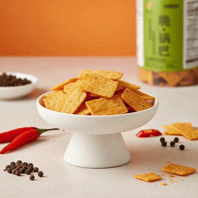 Crispy Rice Crackers Sichuan Pepper Flavor 7.4 oz