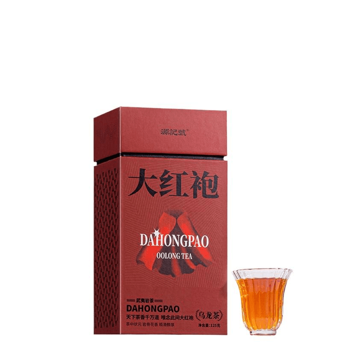 Limo Tea Mount Wuyi Dahongpao Tea Oolong Tea Fine Tea 125g * 1 box