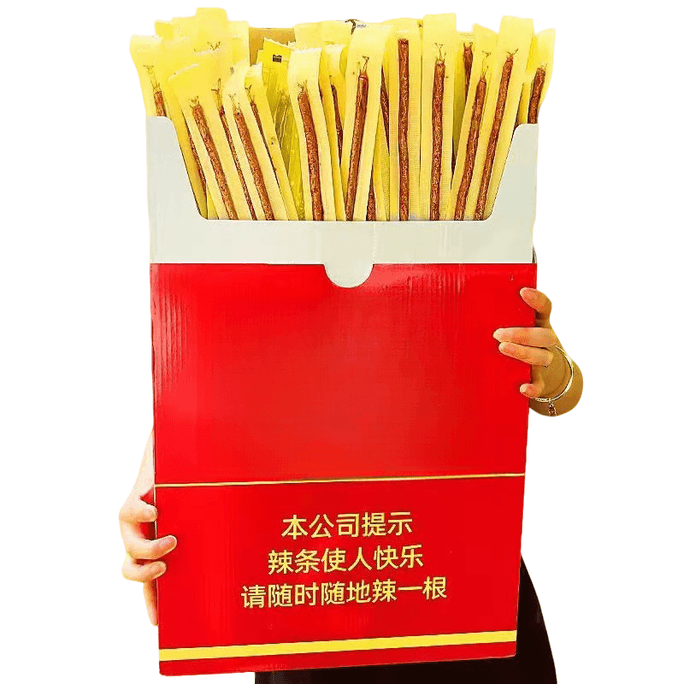 Giant Wedding Exit Spicy Strips (50 pcs/Box) - Jumbo Chinese Huazi Latiao for Photo Booths, Bridal Shower & Viral TikTok Parties