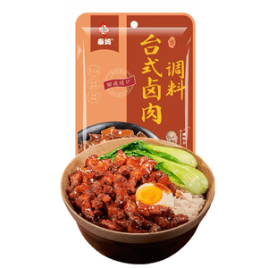 【中国直邮】 秦妈火锅 台式卤肉汁调料包 卤肉饭卤排骨调料包 1袋*60g