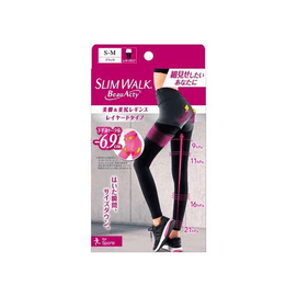 Silky Feather Sun Protection, Leg-Shaping and Butt-Lifting Sports Leggings [S-M]