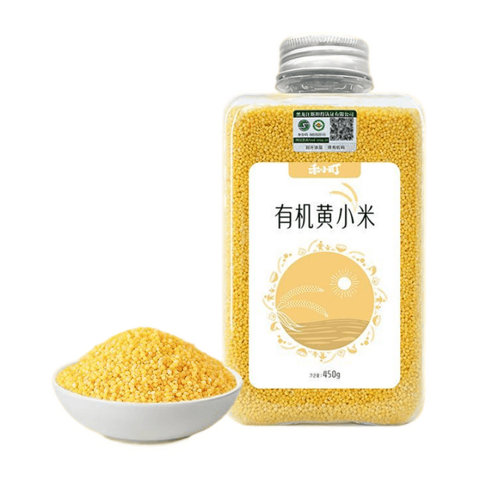 He Xiaoding Organic Yellow Millet    450g
