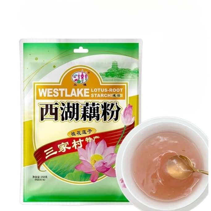 三潭 桂花蓮子西湖藕粉350g