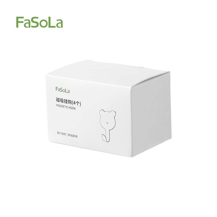 FaSoLa 磁吸鐵藝掛鉤 小貓款 4 強磁掛衣鉤 免打孔 門後鑰匙 6