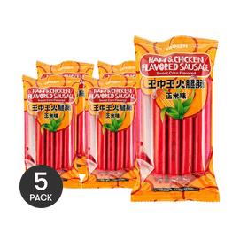 햄맛 치킨 소시지, 스위트콘맛, 10.97온스 *5【5팩】